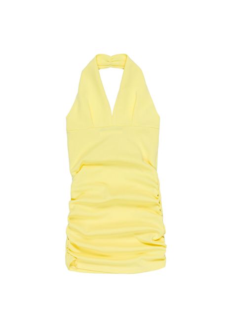 Abito con scollatura posteriore Lù-Lù BY MISS GRANT | LL4184GIALLO